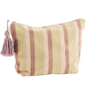 Kozmetická taška Striped Cotton