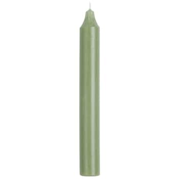 Vysoká sviečka Dusty Green Rustic 18 cm