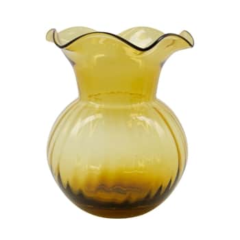 Sklenená váza Pomp Amber