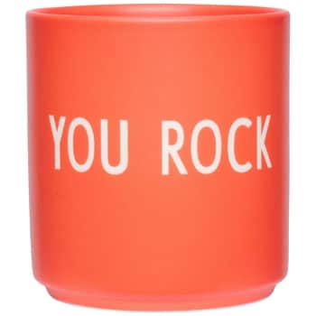 Porcelánový hrnček Orange You Rock 300 ml