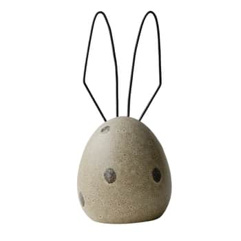 Veľkonočná dekorácia Hare Beige Dot 18 cm