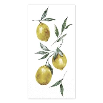 Papírové ubrousky Lemon White – 16 ks
