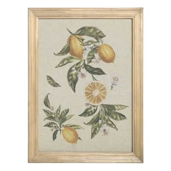 Obraz v drevenom ráme Lemons