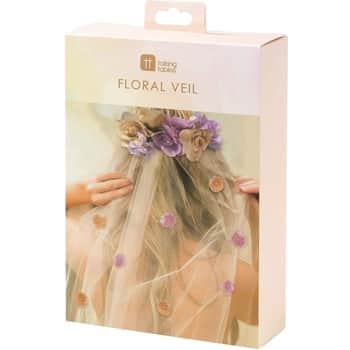 Závoj pro nevěstu na rozlučku se svobodou Floral
