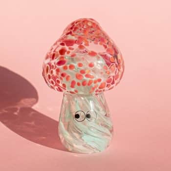 Sklenená figúrka Crystal Blob Tiny Shroom